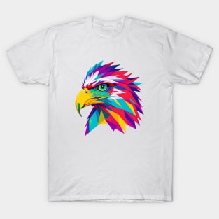 Colorful Eagle Head T-Shirt